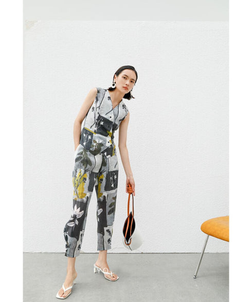 Abstract Art Tapered Pants